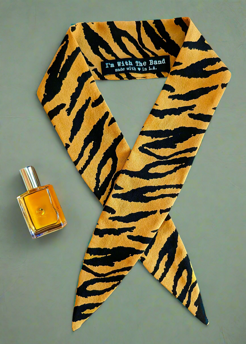 Cat Scratch Fever Silk Scarf Tie
