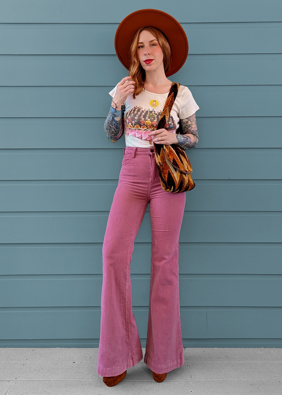 Rollas pink cord deals flares