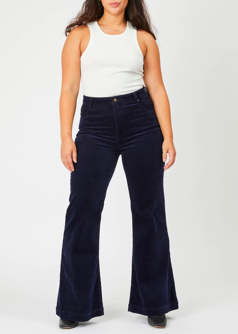 Midnight Corduroy Eastcoast Flares