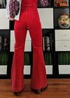 Scarlet Corduroy Eastcoast Flares