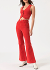 Scarlet Corduroy Eastcoast Flares