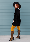 Wednesday Velvet Babydoll Dress