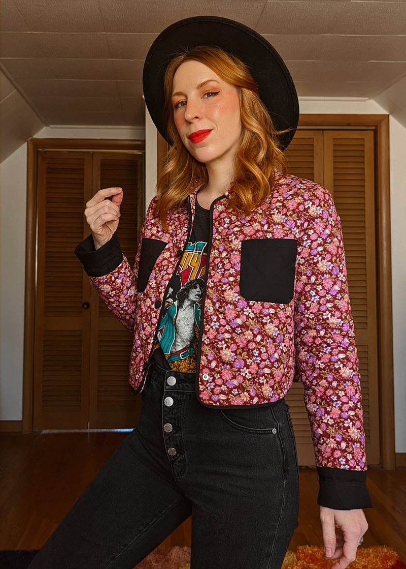 Calico Quilted Jacket