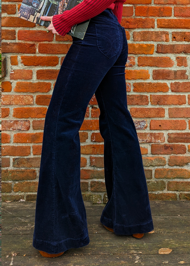 Midnight Corduroy Eastcoast Flares