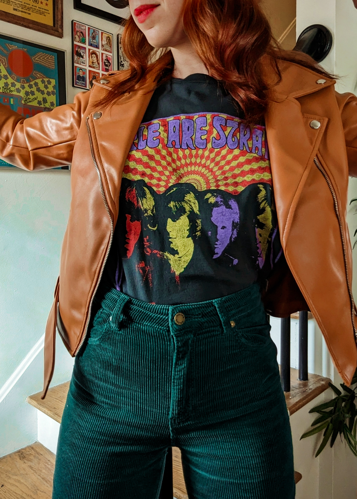 Daydreamer LA The Doors Jim Morrison People Are Strange Psychedelic Oversized Merch Tee. Made in California and officially licensed
