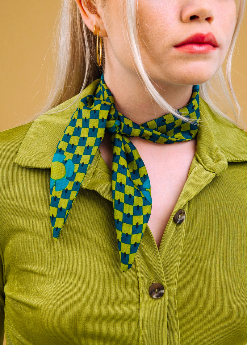 Yé-yé Silk Scarf Tie