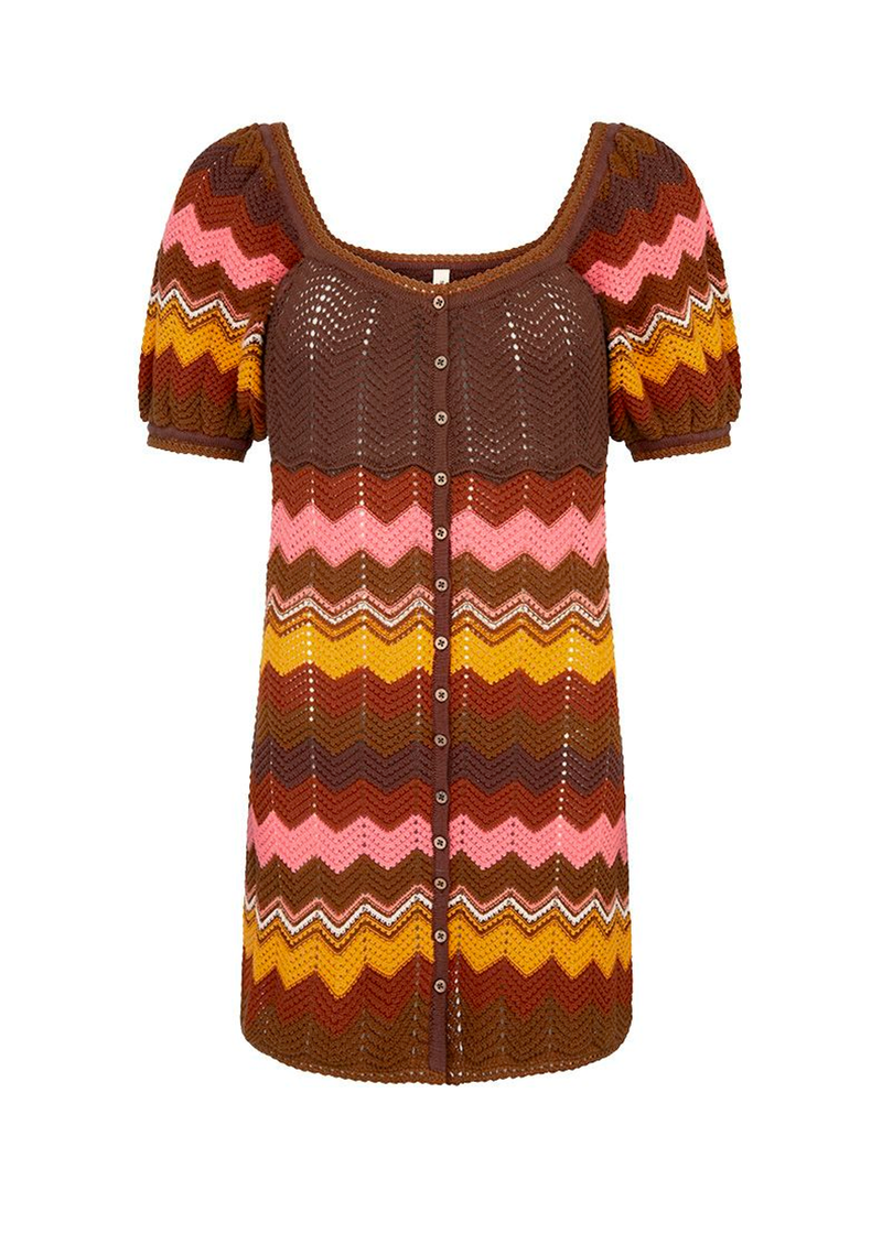 Ziggy Crochet Mini Dress