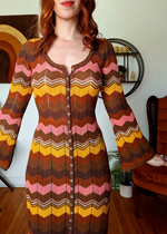 Ziggy Crochet Midi Dress / Duster