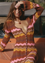 Ziggy Crochet Midi Dress / Duster