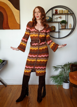 Ziggy Crochet Midi Dress / Duster
